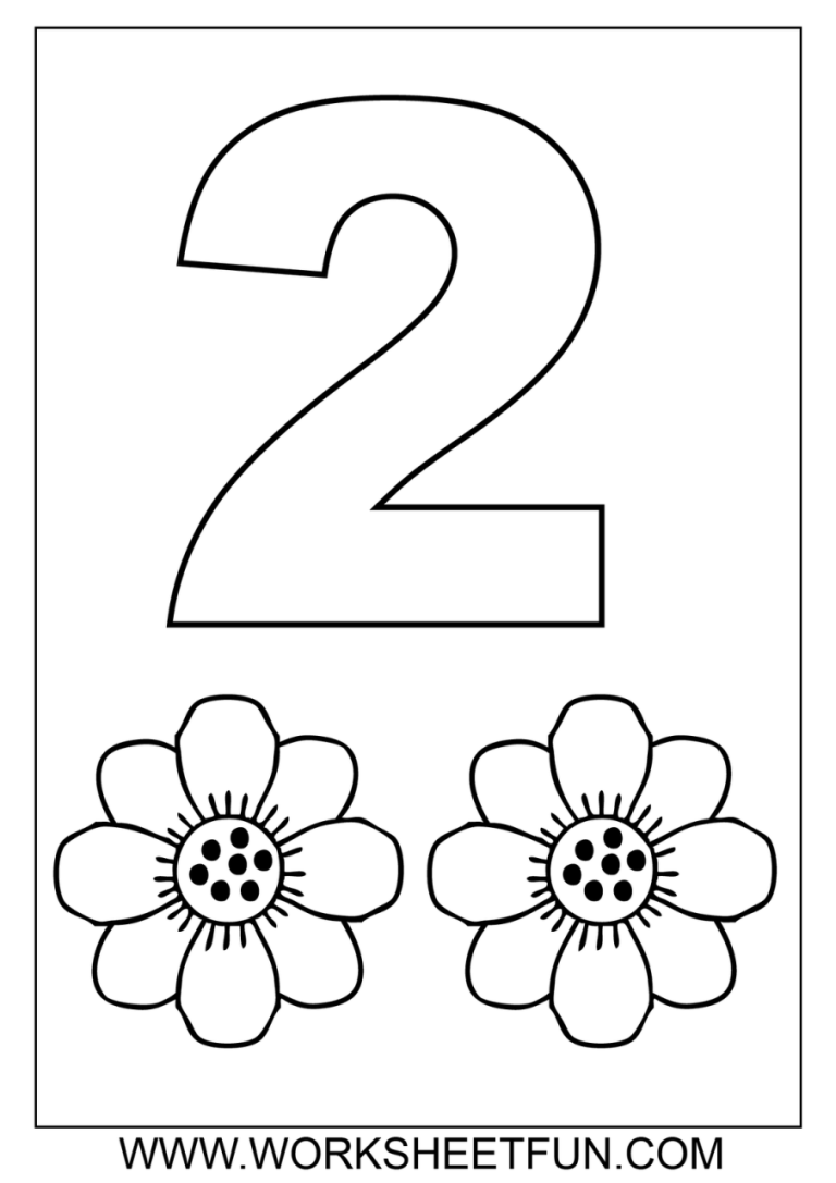 Preschool Coloring Worksheets For Toddlers