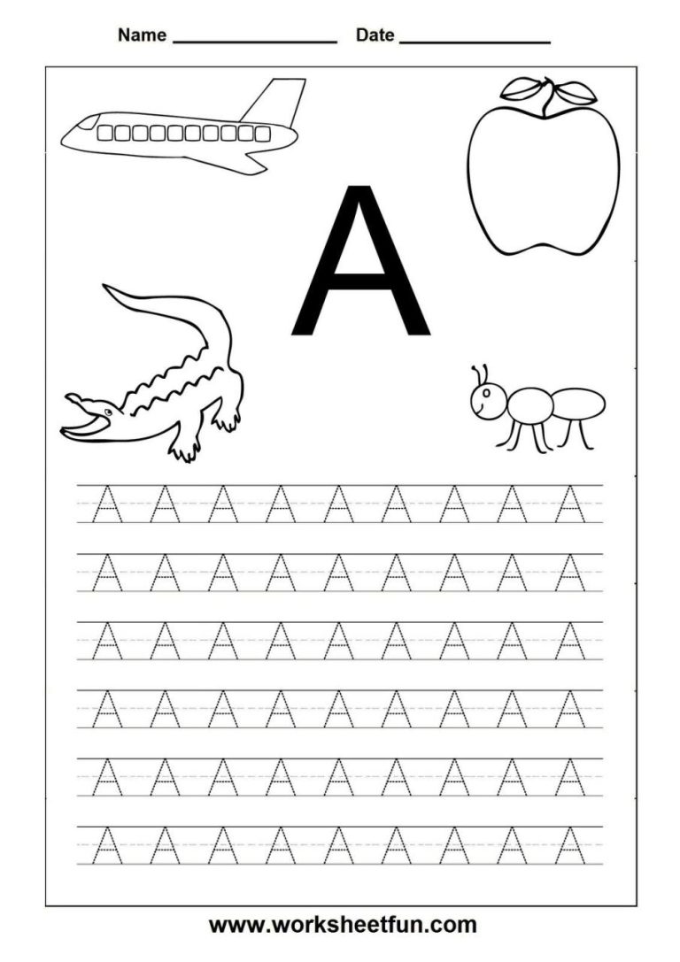 Printable Alphabet Worksheets