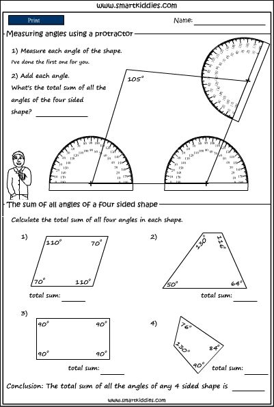 Measuring Angles Without A Protractor Worksheet