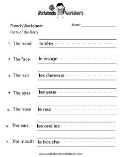 Spanish Worksheets For Kids Free