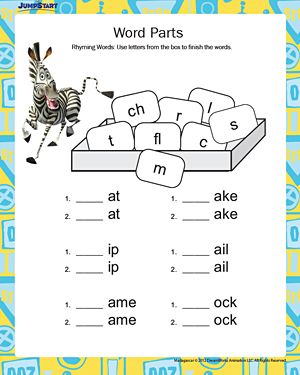 English Worksheets For Kindergarten Printable