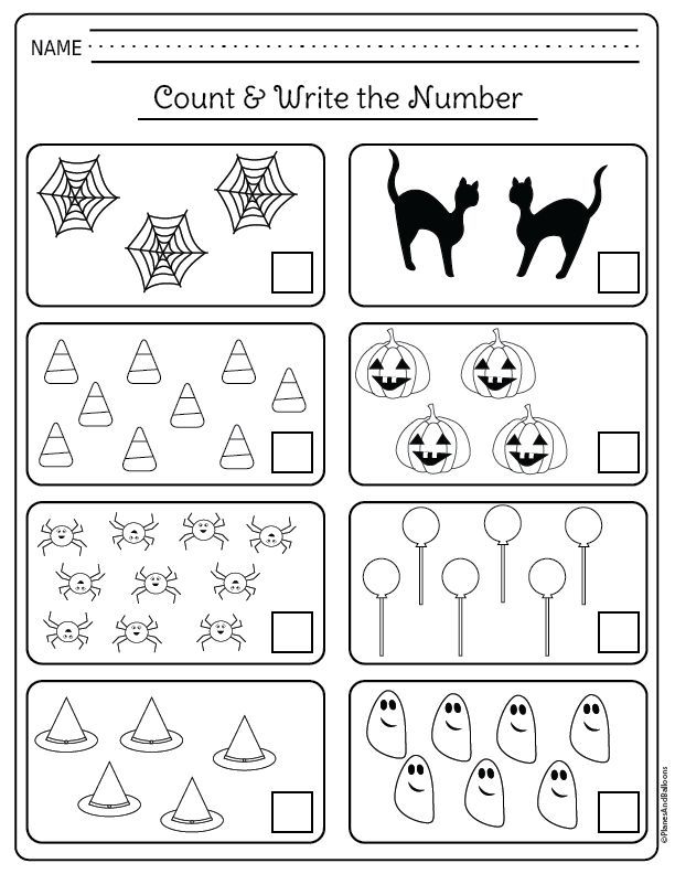 Free Printable Halloween Worksheets For Kindergarten