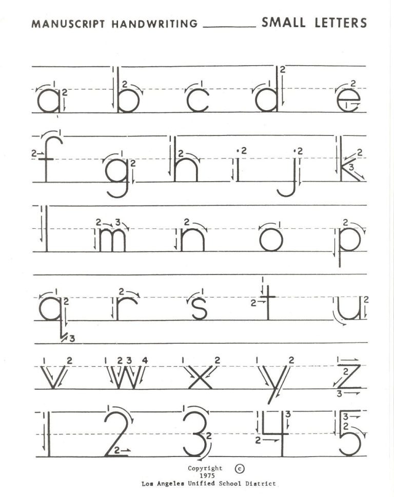 Alphabet Practice Writing