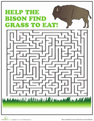 Maze Worksheets For Grade 1