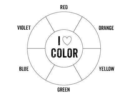 Printable Color Wheel