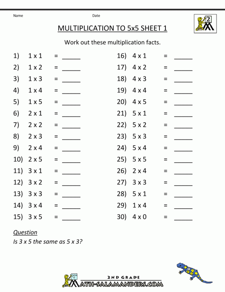 4th Grade Free Inference Worksheets