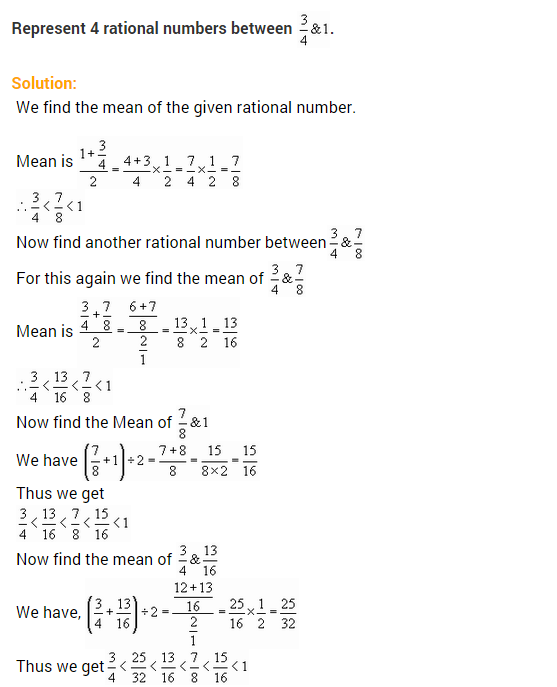 8th Grade Rational Numbers Class 8 Worksheet