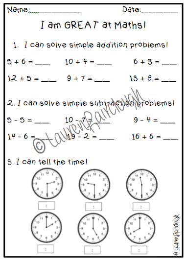 Australian Year 7 Maths Worksheets