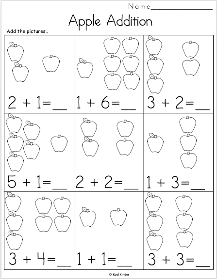 Kindergarten Worksheets Free Math