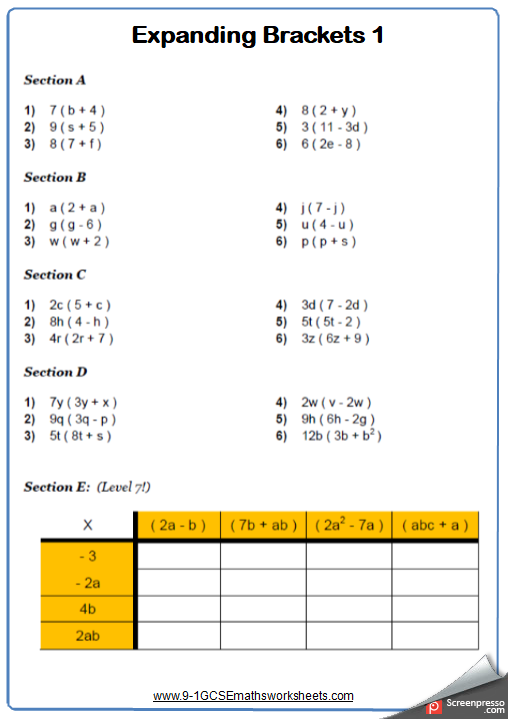 Year 5 Maths Revision Worksheets Pdf