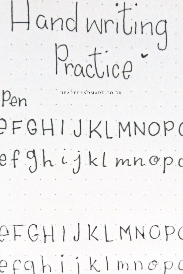 Handwriting Practice For Adults Worksheets