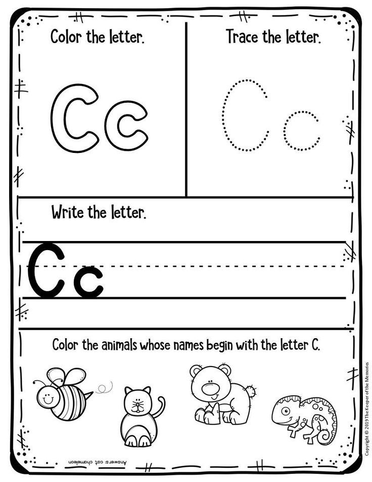 Letter C Worksheets Free Printable