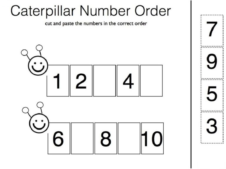 Pre K Math Worksheets