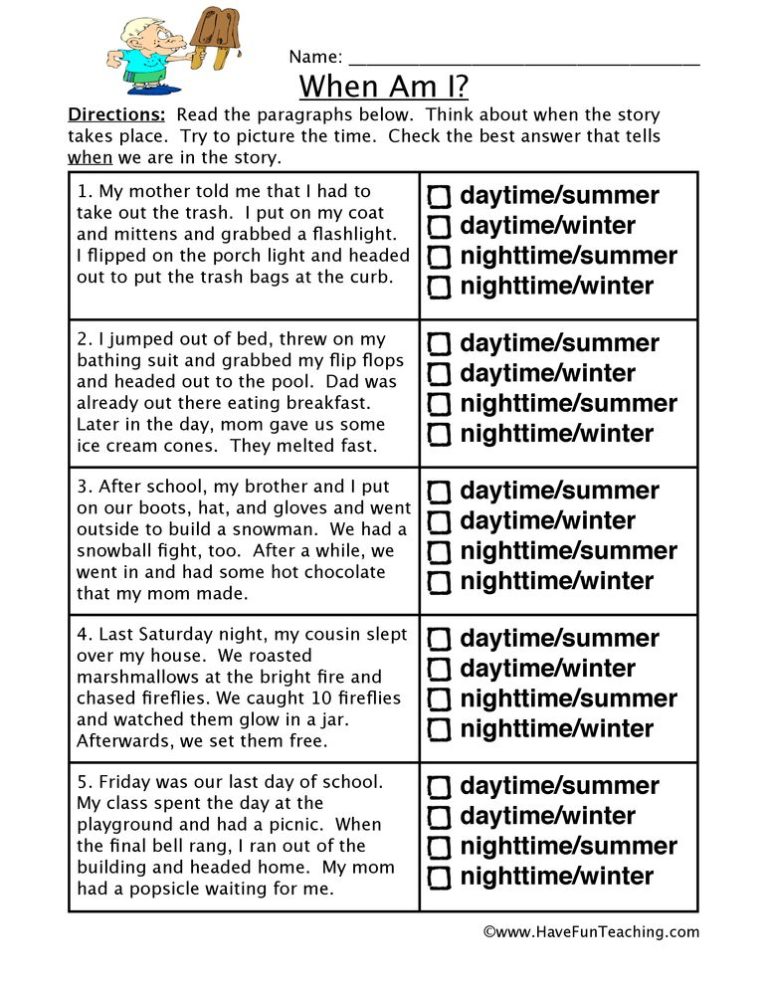 Third Grade Inference Worksheets 3rd Grade