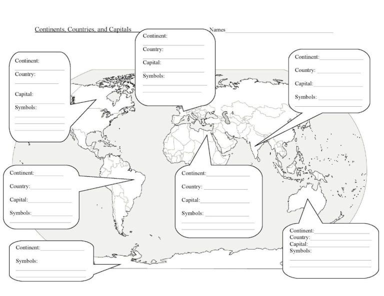 5 Themes Of Geography Worksheet 9th Grade