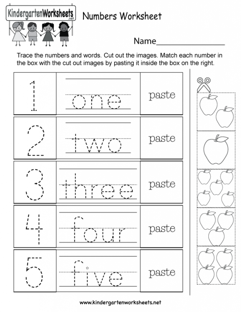 Printable Preschool Worksheets Age 4