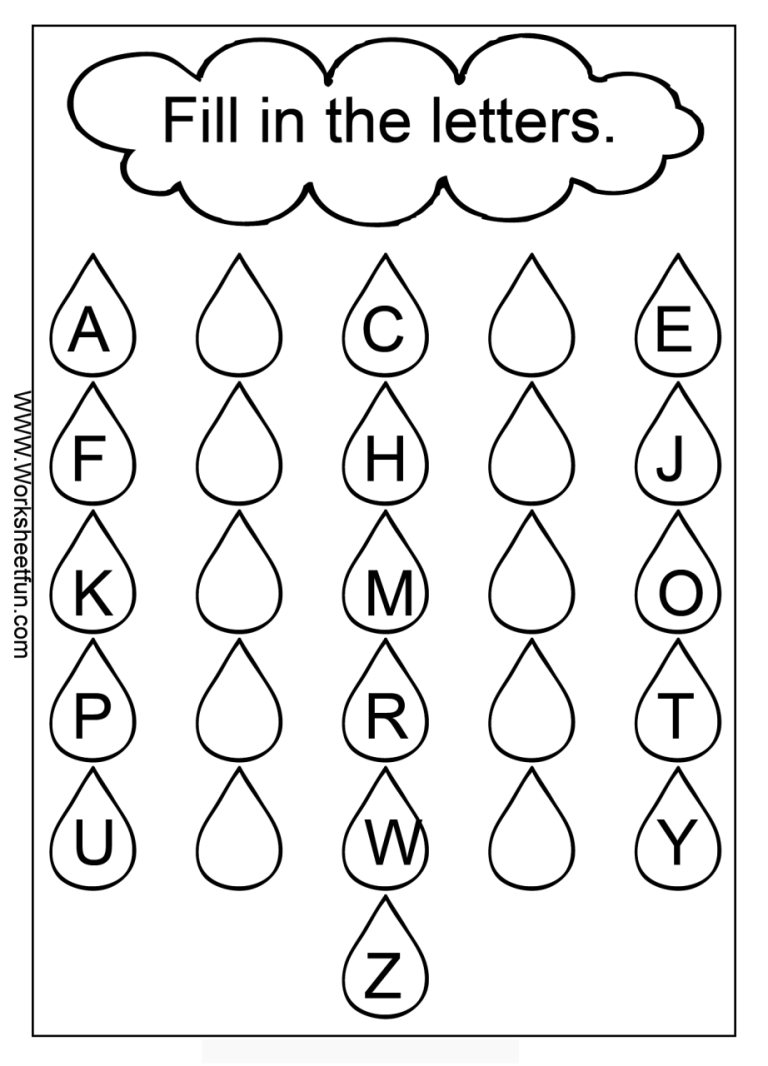 Abc Worksheets For Kids