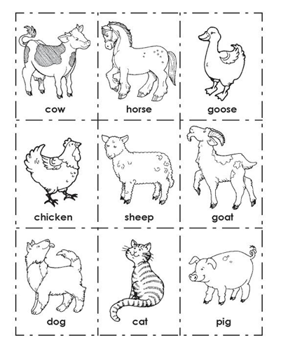 Farm Animals Worksheets Pdf