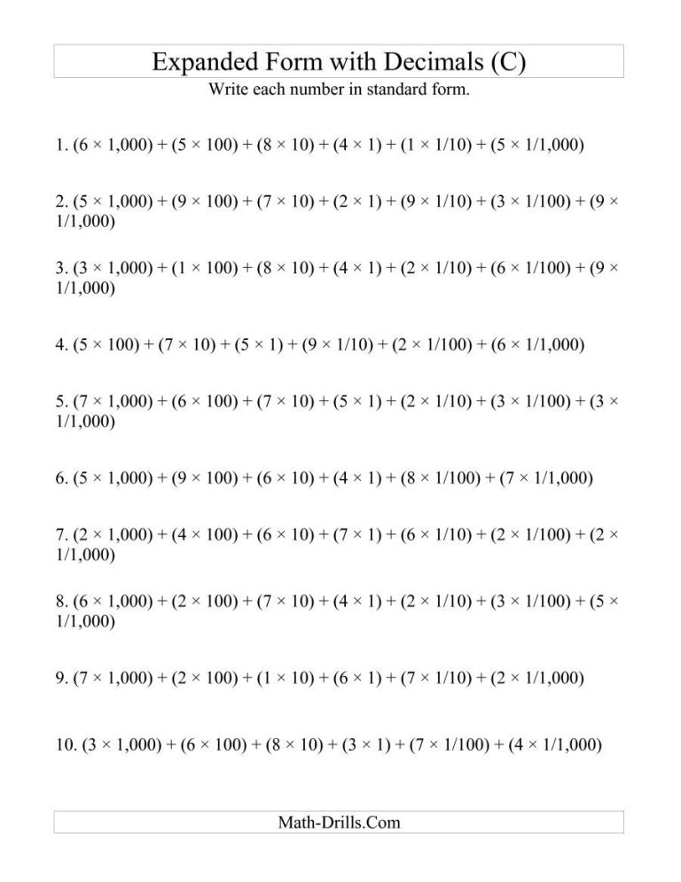 Unit 1 Worksheet 2 Significant Figures Answer Key