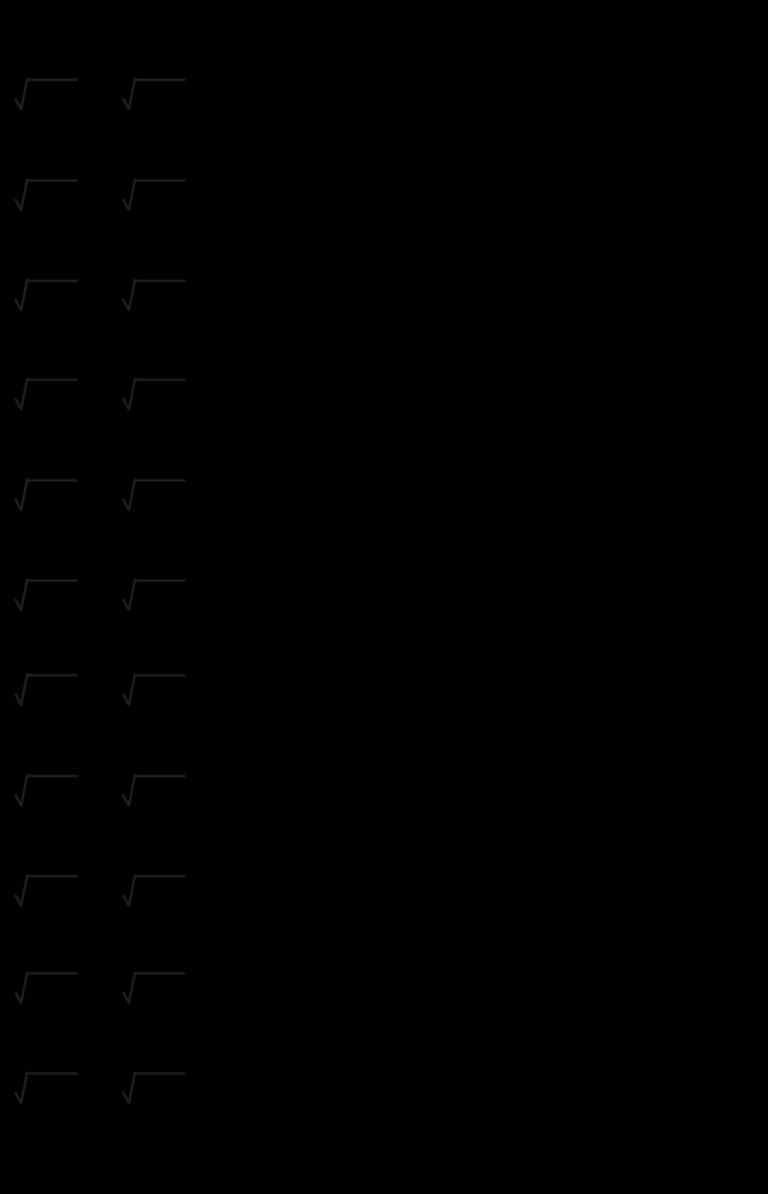 Square Root Worksheets For 8th Grade