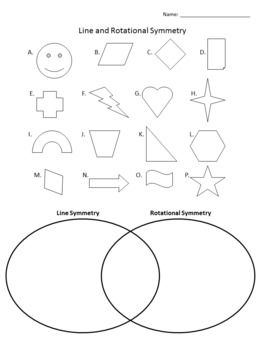 Lines Of Symmetry Worksheet With Answers