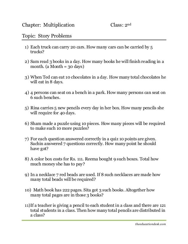 Division Word Problems Grade 3 Cbse