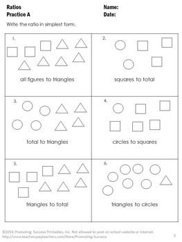 Equivalent Ratios Worksheet 6th Grade