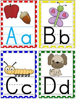 Printable Alphabet Letters With Pictures And Words