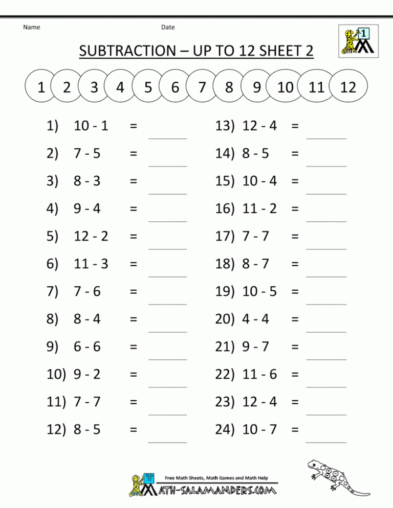 Year 4 Maths Worksheets Free Printable Uk