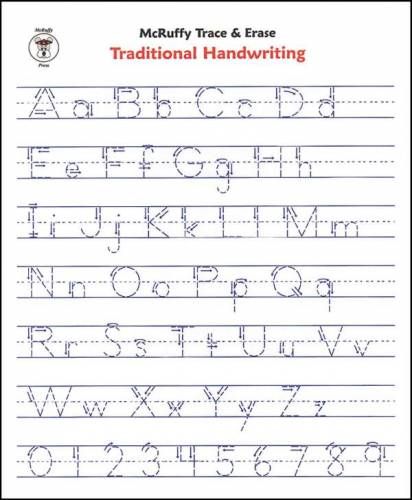 Alphabet Handwriting Sheets Printable