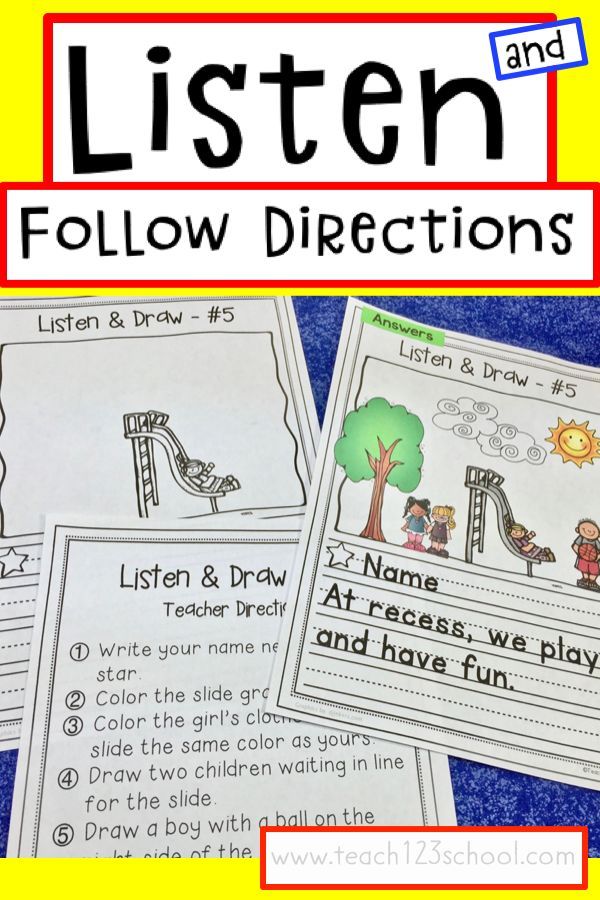 Listening Comprehension Activities For Kids