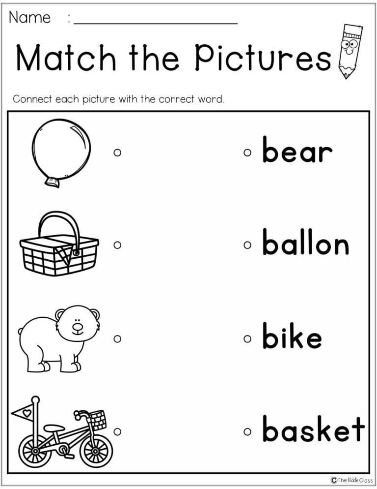 Letter B Worksheets For Kindergarten