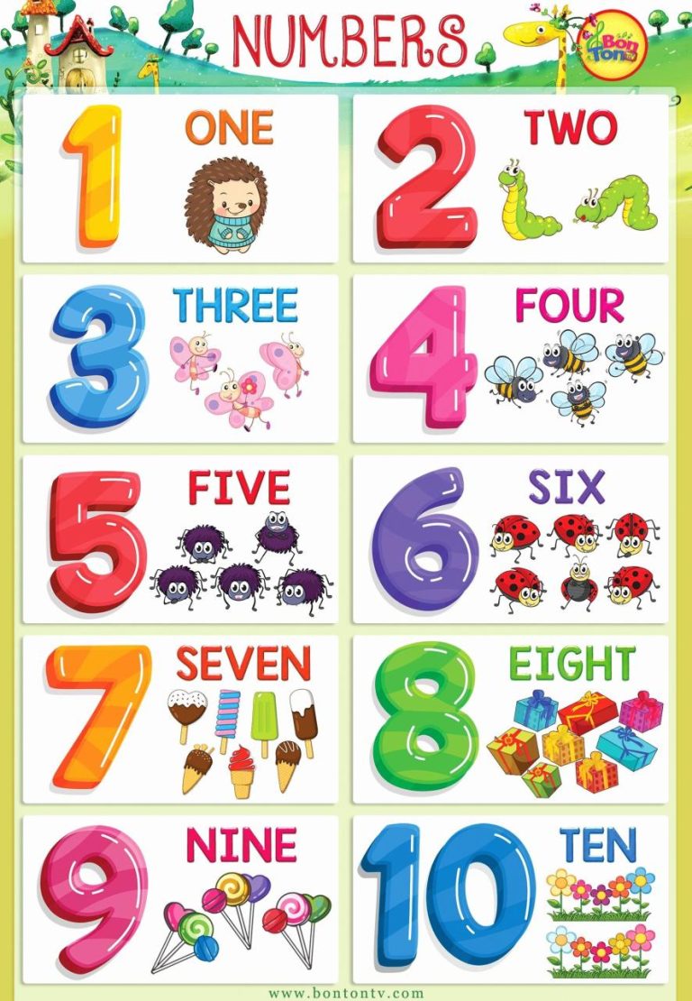 Numbers Printable