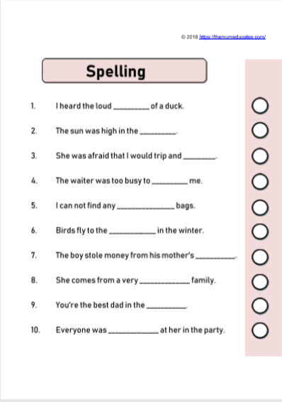 Printable Year 2 Sats Practice Worksheets