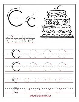 Tracing Letters C Worksheets