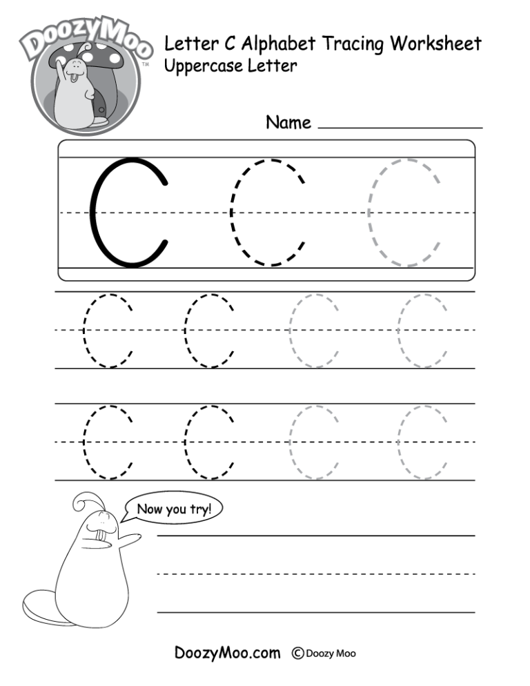 Practice Letter C Worksheets Pdf