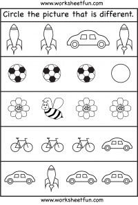 Circle Worksheet Preschool Free