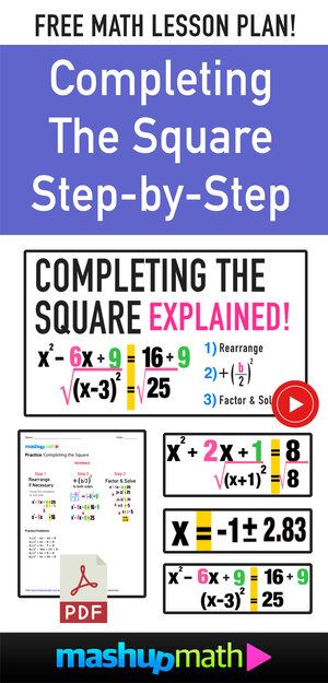 Completing The Square Worksheet Pdf With Answers