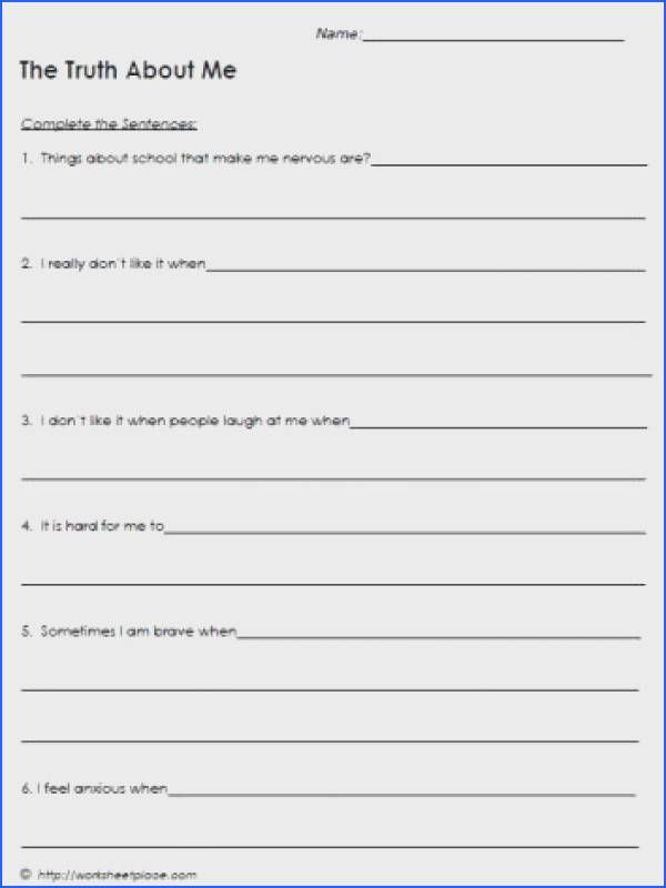 Free Family Therapy Worksheets