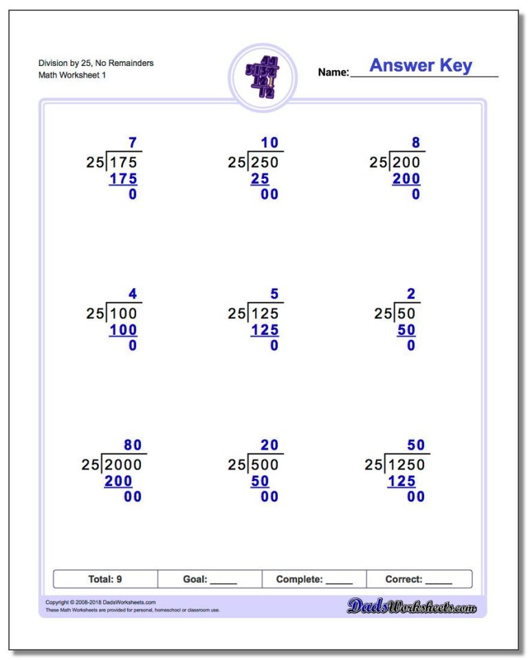 Long Division Questions Thousands