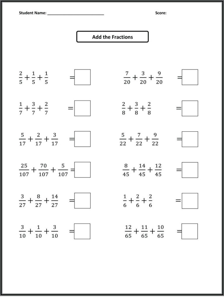 Year 5 Maths Worksheets Australia Free