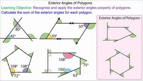 Interior Angles In Polygons Worksheet