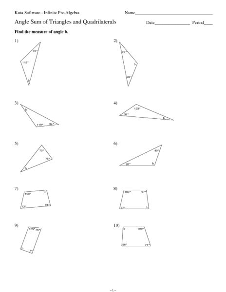 Pythagorean Theorem Worksheet Kuta Software