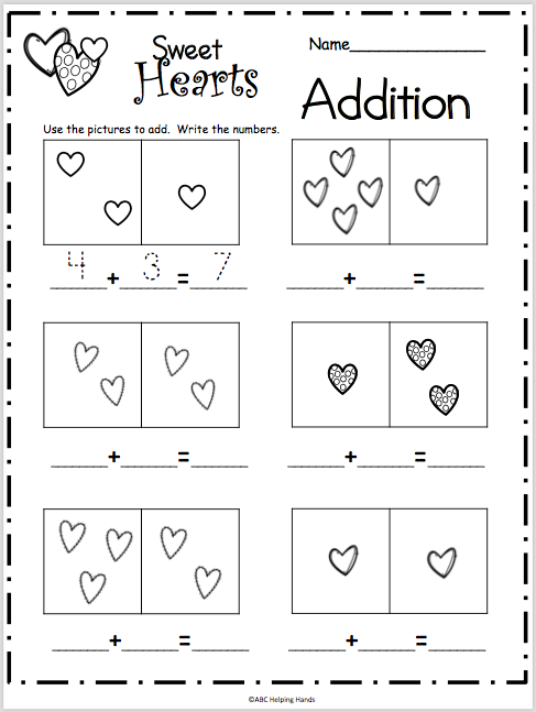 Printable Basic Addition Worksheets