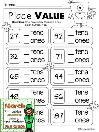 Tens And Ones Worksheets Pdf