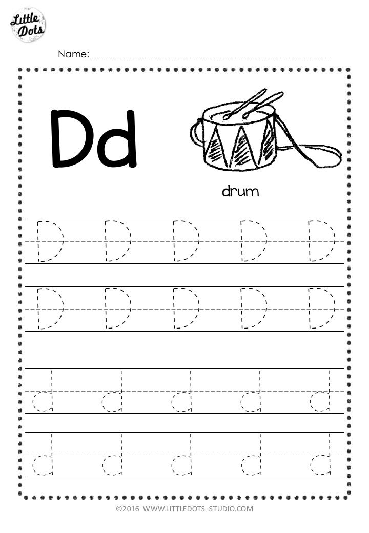 Preschool Tracing Worksheets Letters