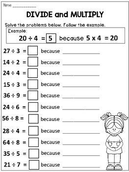 4th Grade 3rd Grade Division Problems