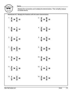 6th Grade Math Worksheets Pdf