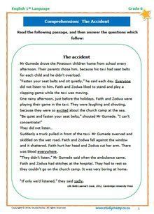 Year 6 Comprehension Sheets