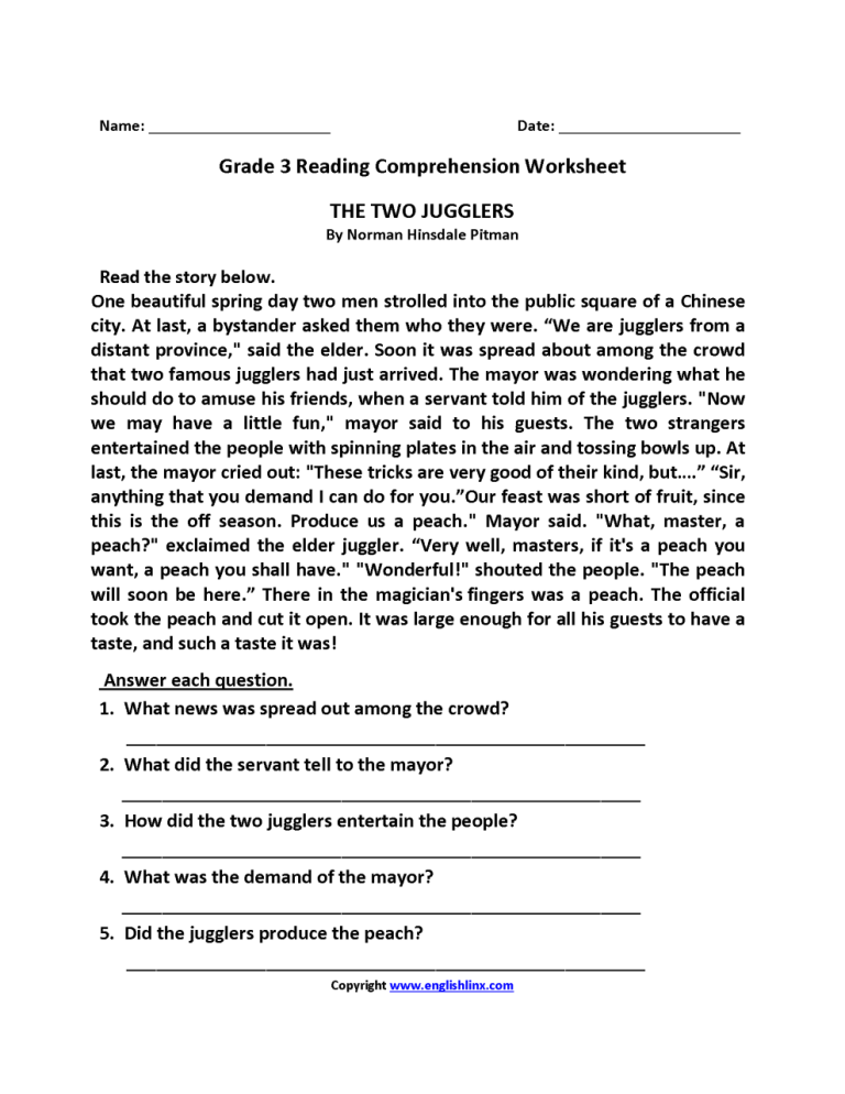 4th Grade Phonics Worksheets Grade 3